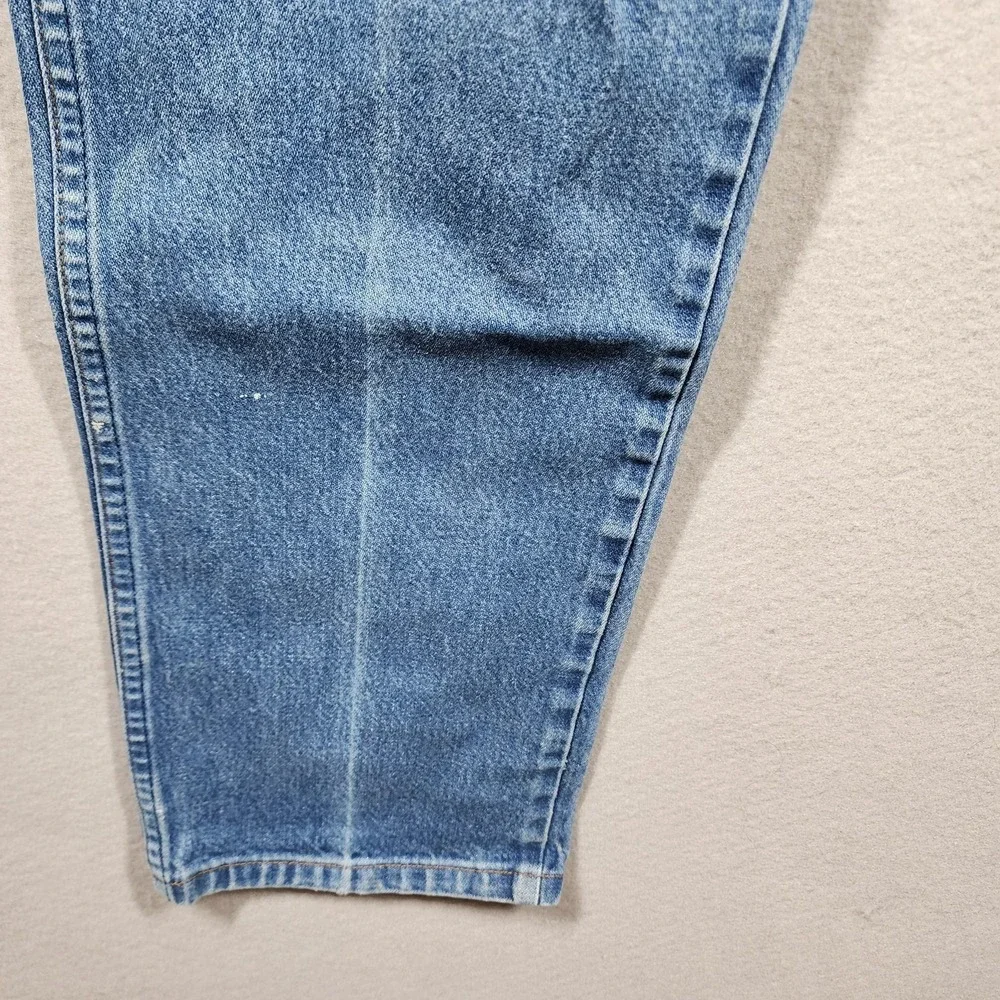 Vintage Wrangler Men's Jeans 36×32 Distressed Light Wash Frayed‎ Hem Wear - Picture 10 of 16